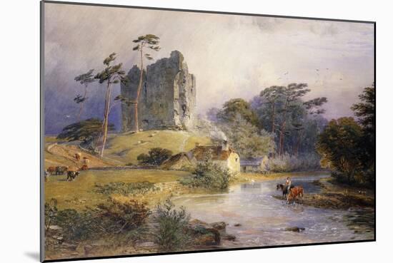 Thirlwall Castle, Northumberland-Henry George Hine-Mounted Giclee Print