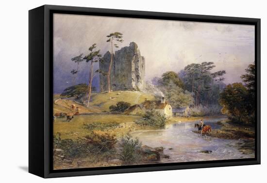 Thirlwall Castle, Northumberland-Henry George Hine-Framed Premier Image Canvas