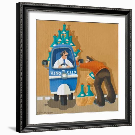 Thirsty Work, 2010-Victoria Webster-Framed Giclee Print