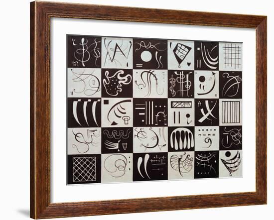 Thirty, 1937-Wassily Kandinsky-Framed Giclee Print