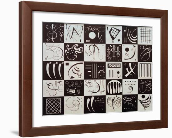 Thirty, 1937-Wassily Kandinsky-Framed Giclee Print