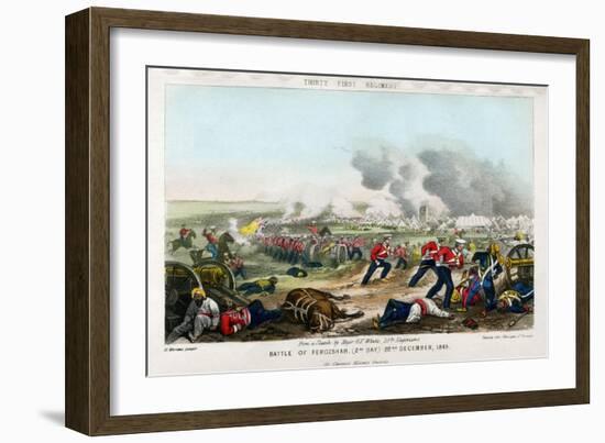 Thirty First Regiment, Battle of Ferozeshah, 2nd Day, 22nd December 1845-Madeley-Framed Giclee Print