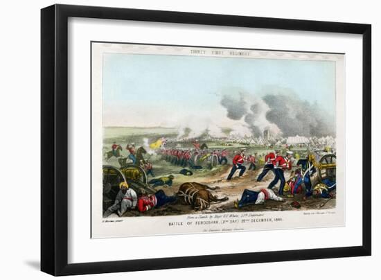 Thirty First Regiment, Battle of Ferozeshah, 2nd Day, 22nd December 1845-Madeley-Framed Giclee Print