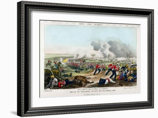 Thirty First Regiment, Battle of Ferozeshah, 2nd Day, 22nd December 1845-Madeley-Framed Giclee Print