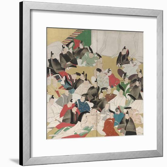 Thirty-Six Poets, Edo Period-Sakai Hoitsu-Framed Giclee Print