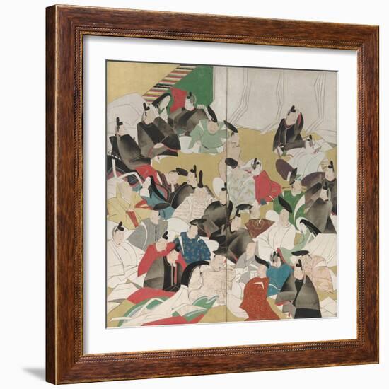 Thirty-Six Poets, Edo Period-Sakai Hoitsu-Framed Giclee Print