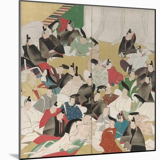 Thirty-Six Poets, Edo Period-Sakai Hoitsu-Mounted Giclee Print