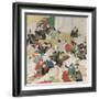 Thirty-Six Poets, Edo Period-Sakai Hoitsu-Framed Giclee Print