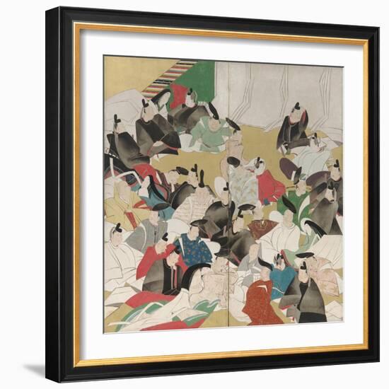 Thirty-Six Poets, Edo Period-Sakai Hoitsu-Framed Giclee Print