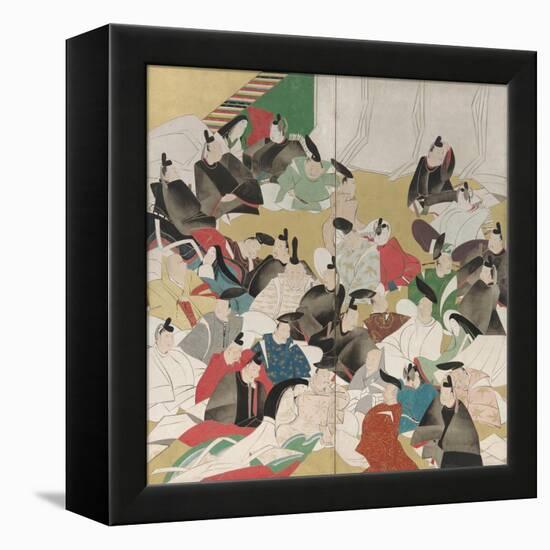 Thirty-Six Poets, Edo Period-Sakai Hoitsu-Framed Premier Image Canvas