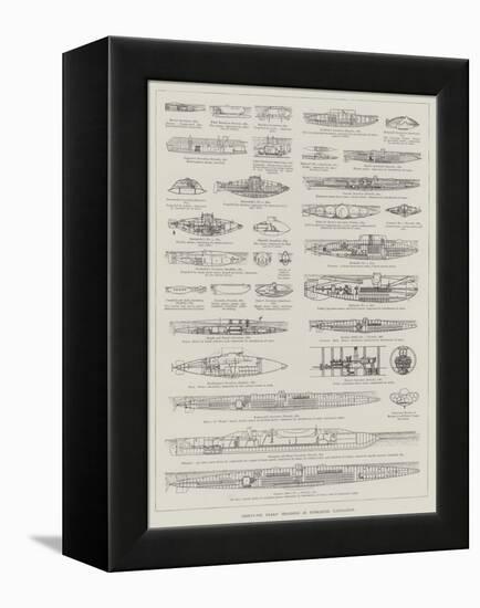 Thirty-Six Years' Progress in Submarine Navigation-null-Framed Premier Image Canvas