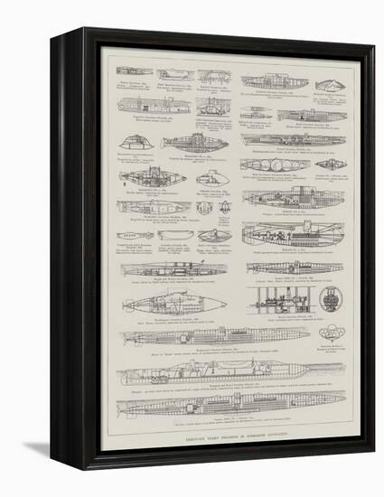 Thirty-Six Years' Progress in Submarine Navigation-null-Framed Premier Image Canvas