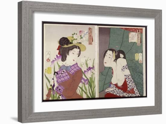 Thirty Two Aspects of Aspects of Women-Tsukioka Kinzaburo Yoshitoshi-Framed Giclee Print