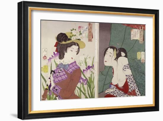 Thirty Two Aspects of Aspects of Women-Tsukioka Kinzaburo Yoshitoshi-Framed Giclee Print