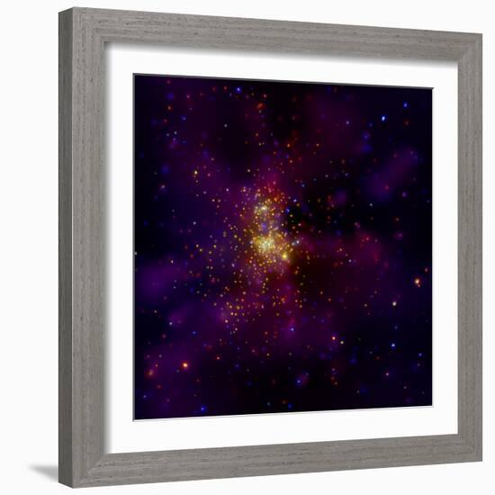 This Chandra X-ray Observatory Image Shows Westerlund 2, a Young Star Cluster-null-Framed Photographic Print
