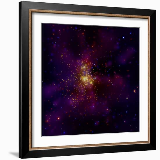 This Chandra X-ray Observatory Image Shows Westerlund 2, a Young Star Cluster-null-Framed Photographic Print