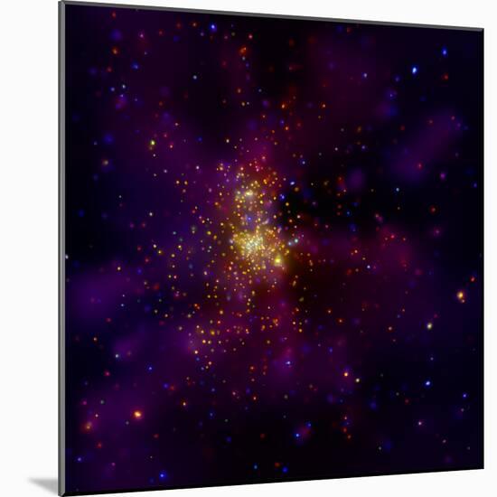 This Chandra X-ray Observatory Image Shows Westerlund 2, a Young Star Cluster-null-Mounted Photographic Print