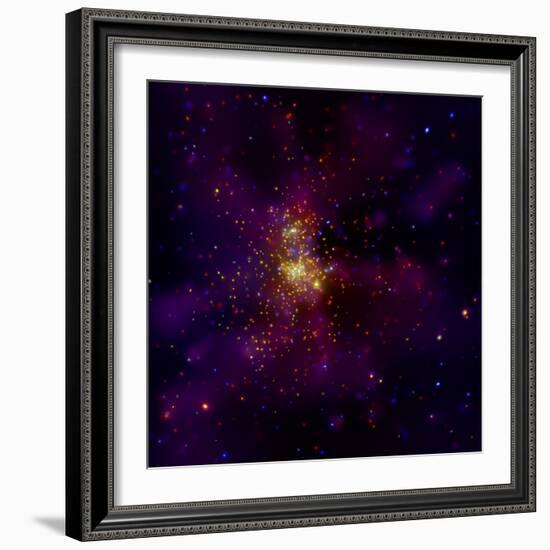 This Chandra X-ray Observatory Image Shows Westerlund 2, a Young Star Cluster-null-Framed Photographic Print