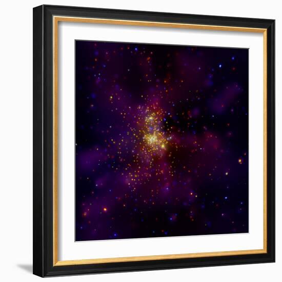 This Chandra X-ray Observatory Image Shows Westerlund 2, a Young Star Cluster-null-Framed Photographic Print