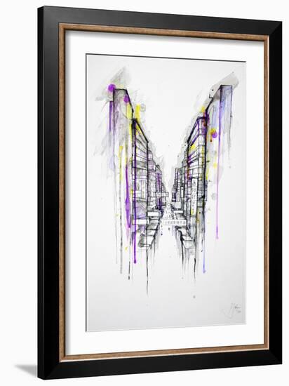 This City Sleeps-Marc Allante-Framed Giclee Print