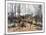 This Civil War Painting Shows Union And Confederate Troops at the Battle of Shiloh-Stocktrek Images-Mounted Photographic Print