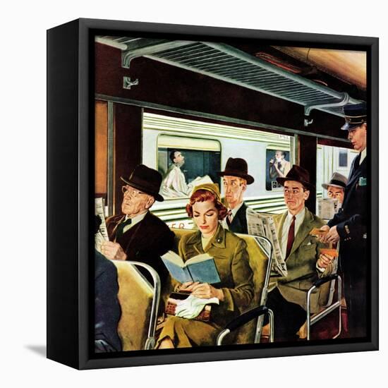 "This Does Not Commute", September 24, 1955-George Hughes-Framed Premier Image Canvas