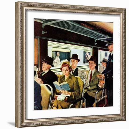 "This Does Not Commute", September 24, 1955-George Hughes-Framed Giclee Print