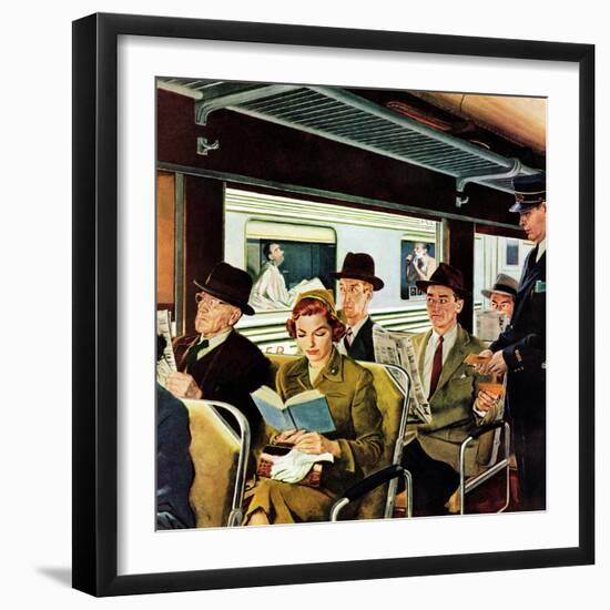 "This Does Not Commute", September 24, 1955-George Hughes-Framed Giclee Print