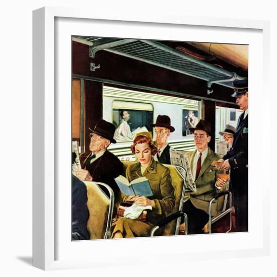 "This Does Not Commute", September 24, 1955-George Hughes-Framed Giclee Print