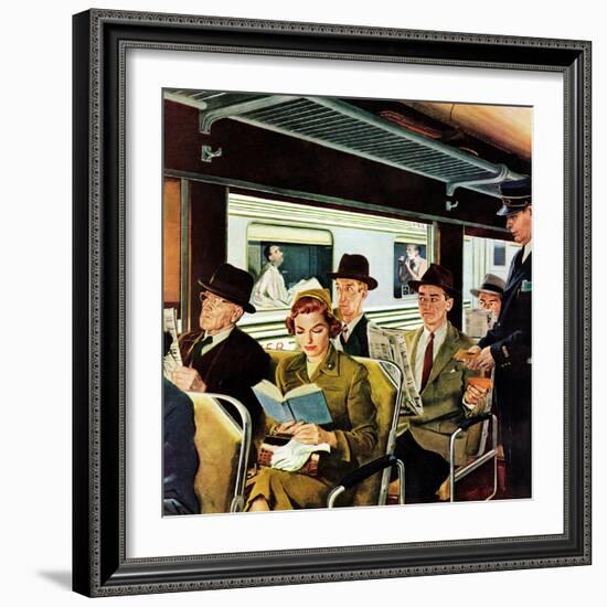 "This Does Not Commute", September 24, 1955-George Hughes-Framed Giclee Print