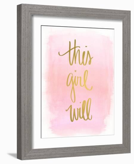 This Girl Will-Anna Quach-Framed Art Print