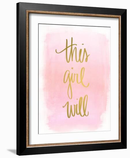 This Girl Will-Anna Quach-Framed Art Print