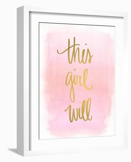 This Girl Will-Anna Quach-Framed Art Print