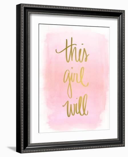 This Girl Will-Anna Quach-Framed Art Print