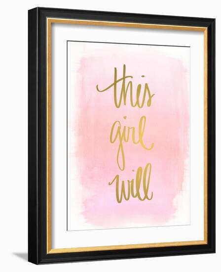 This Girl Will-Anna Quach-Framed Art Print