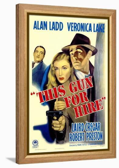 This Gun For Hire, 1942-null-Framed Stretched Canvas