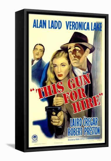 This Gun For Hire, 1942-null-Framed Stretched Canvas