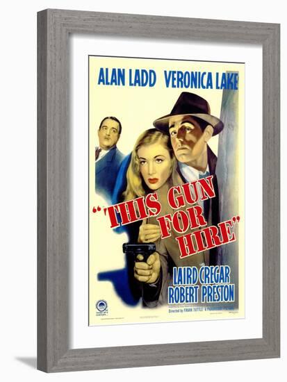 This Gun For Hire, 1942-null-Framed Art Print