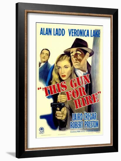 This Gun For Hire, 1942-null-Framed Art Print