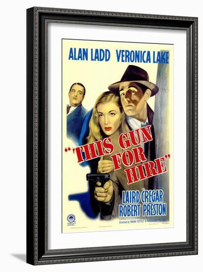 This Gun For Hire, 1942-null-Framed Art Print