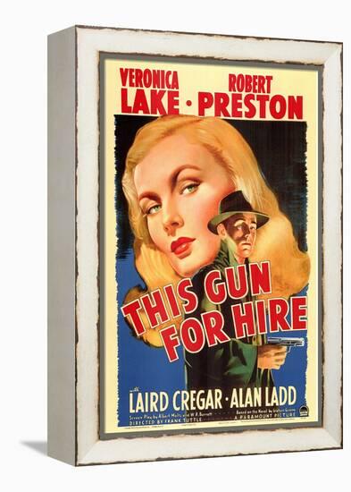 This Gun For Hire, 1942-null-Framed Stretched Canvas