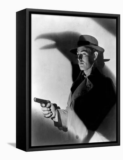 This Gun For Hire, Alan Ladd, 1942-null-Framed Stretched Canvas