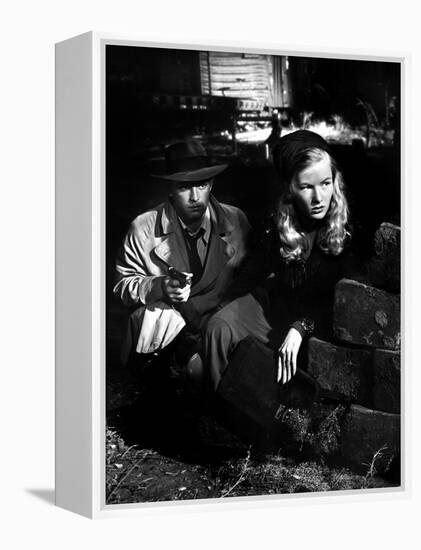 This Gun For Hire, Alan Ladd, Veronica Lake, 1942-null-Framed Stretched Canvas