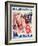 This Gun for Hire, Alan Ladd, Veronica Lake, Robert Preston on window card, 1942-null-Framed Art Print