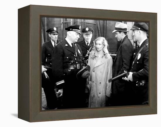 This Gun For Hire, Veronica Lake, Robert Preston, 1942-null-Framed Stretched Canvas