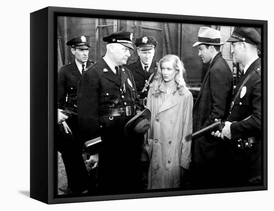 This Gun For Hire, Veronica Lake, Robert Preston, 1942-null-Framed Stretched Canvas