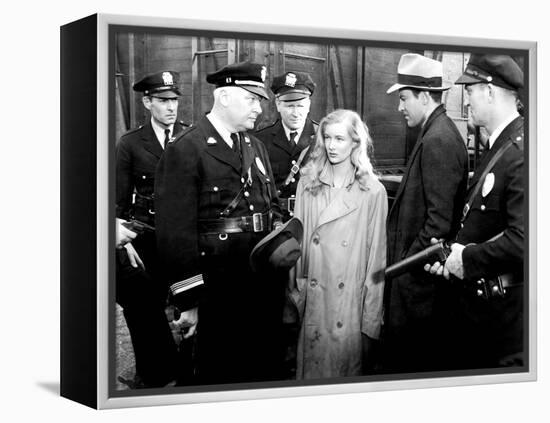 This Gun For Hire, Veronica Lake, Robert Preston, 1942-null-Framed Stretched Canvas