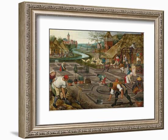 This Image is from the Bridgeman Collection.-Pieter the Younger Brueghel-Framed Giclee Print