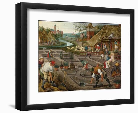 This Image is from the Bridgeman Collection.-Pieter the Younger Brueghel-Framed Giclee Print