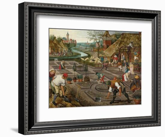 This Image is from the Bridgeman Collection.-Pieter the Younger Brueghel-Framed Giclee Print
